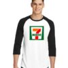 7 Heaven Parody 7 Eleven Store Raglan Tee