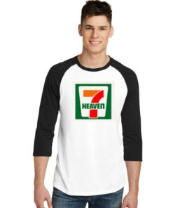 7 Heaven Parody 7 Eleven Store Raglan Tee