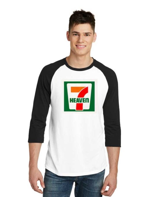 7 Heaven Parody 7 Eleven Store Raglan Tee