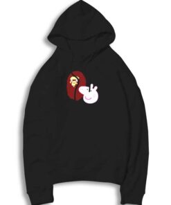A Bathing Ape Bape Head X Peppa Pig Head Hoodie