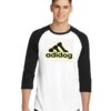 Adidog Parody Dog Bones Logo Raglan Tee