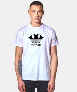 Adidogs Inspired Dog Adidas Parody T Shirt