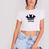 Adidogs Inspired Dog Adidas Parody Crop Top Shirt