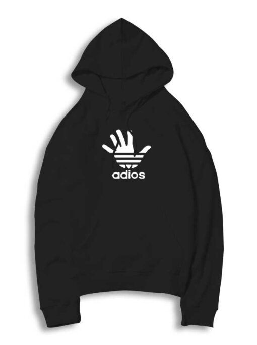 Adios Hand Sign Adidas Inspired Hoodie