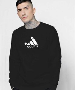 Adults Inspired Adidas Logo Parody Sweatshirt