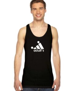 Adults Inspired Adidas Logo Parody Tank Top