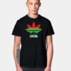 Aids Reggae Marijuana Adidas Parody T Shirt