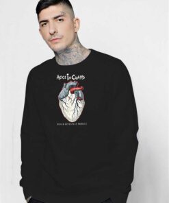 Alice In Chains Black Gives Way To Blue Heart Sweatshirt