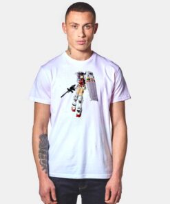 Anime Girl 7 Eleven Gundam Robot T Shirt