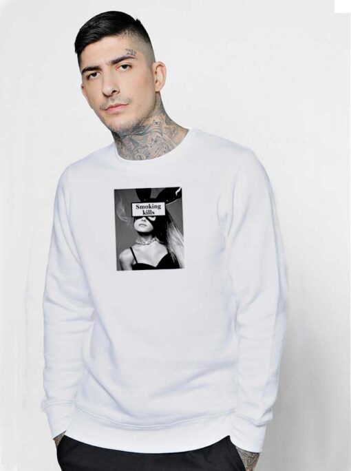 Ariana Grande Smoking Kills Bunny Girl Sweatshirt