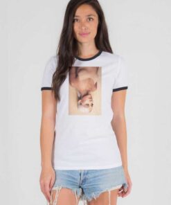 Ariana Grande Sweetener Reverse Photo Ringer Tee