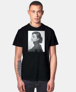 Audrey Hepburn Retro Girl T Shirt