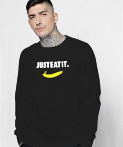 Banana Art Just Eat It Nike Inspired Sweatshirt