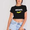 Banana Art Just Eat It Nike Inspired Crop Top Shirt