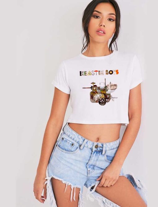 Beastie Boys Mix Up Instrument Crop Top Shirt