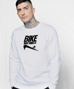 Bike Just Ride It Nike Logo Downhill Sweatshirt