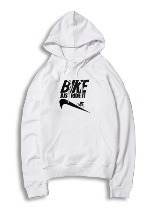 Bike Just Ride It Nike Logo Downhill Hoodie