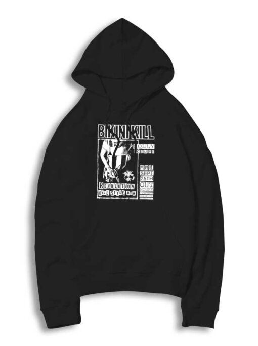 Bikini Kills Revolution Girl Style Now Flyers Vintage Hoodie