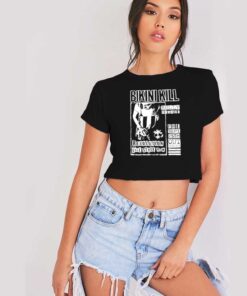 Bikini Kills Revolution Girl Style Now Flyers Vintage Crop Top Shirt