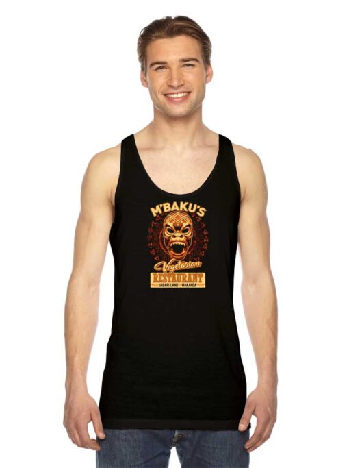 Black Panther Mbaku Vegetarian Restaurant Tank Top