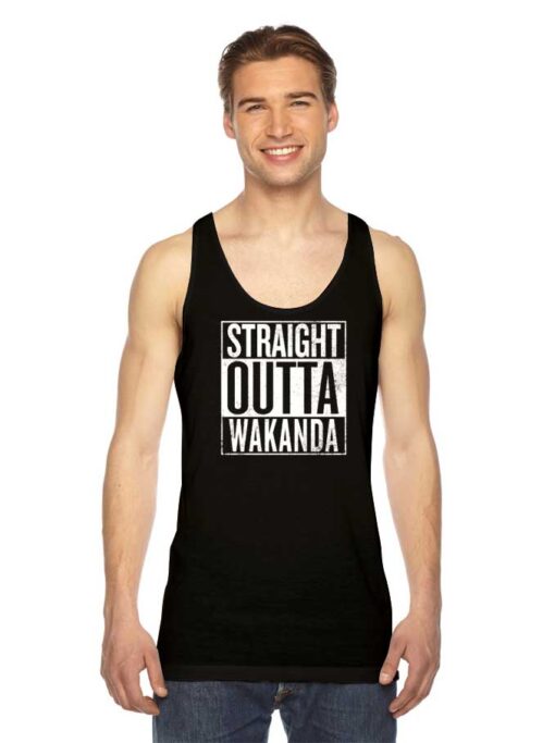 Black Panther Straight Outta Wakanda Tank Top