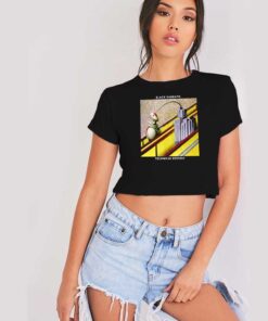 Black Sabbath Technical Ecstasy Painting Crop Top Shirt