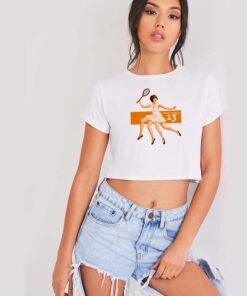 Blondie Redhead 23 Tennis Girl Crop Top Shirt