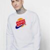 Burger King Fast Food Nike Mashup Sweatshirt