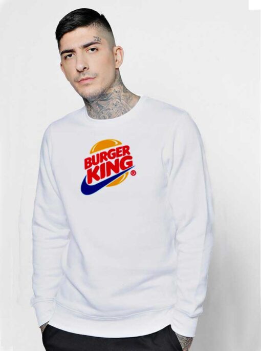 Burger King Fast Food Nike Mashup Sweatshirt