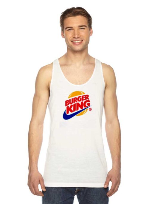 Burger King Fast Food Nike Mashup Tank Top