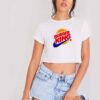 Burger King Fast Food Nike Mashup Crop Top Shirt