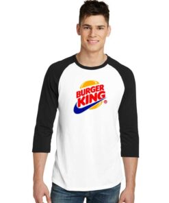 Burger King Fast Food Nike Mashup Raglan Tee