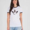 Cartoon Big Chungus Bunny X Adidas Ringer Tee