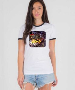 Catatonia Road Rage Band Futuristic Ringer Tee