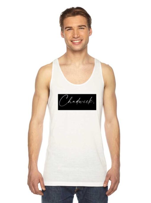 Chadwick Name Hand Signature Tank Top