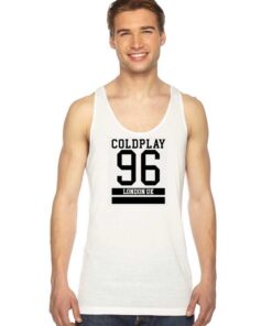 Coldplay 96 London UK Logo Band Tank Top