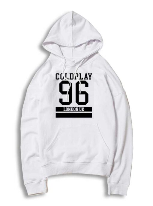 Coldplay 96 London UK Logo Band Hoodie