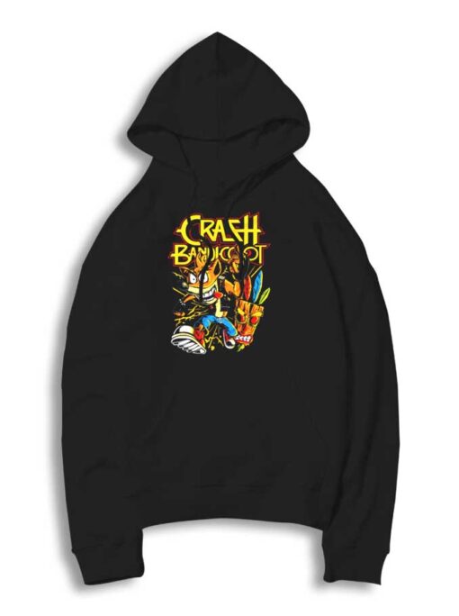 Crash Bandicoot Aku Aku Mask Hoodie