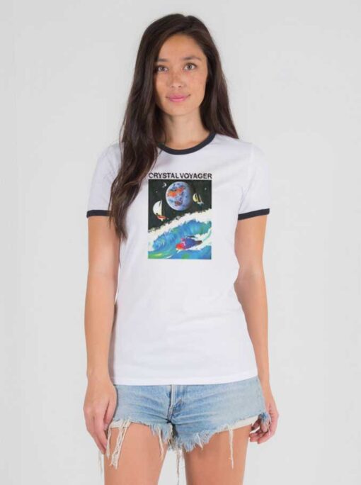 Crystal Voyager Movie Space Sea Ringer Tee