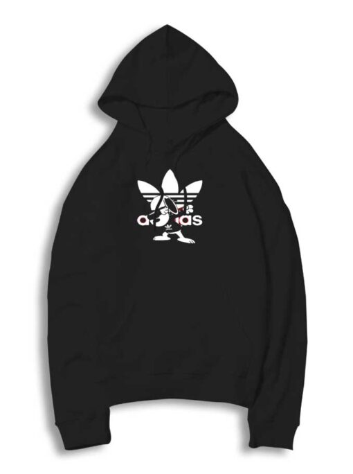 Dabbing Snoopy Dog Classic Adidas Parody Hoodie