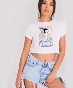 David Bowie Scary Monster Poster Crop Top Shirt