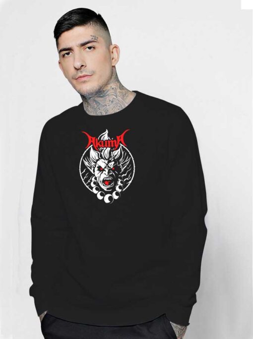 Devil Fighter Akuma Logo Sweatshirt