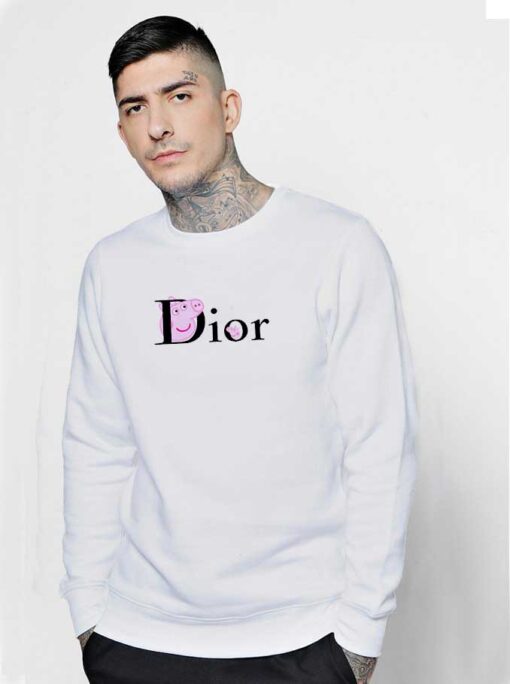 Dior Parody X Peppa Pig Family Sweatshirt