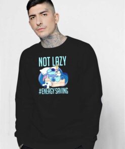 Disney Lilo & Stitch Not Lazy Energy Saving Sweatshirt