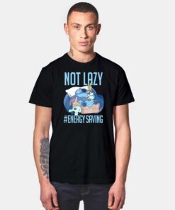 Disney Lilo & Stitch Not Lazy Energy Saving T Shirt