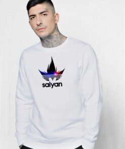 Dragonball Saiyan Hair For Adidas Sweatshirt