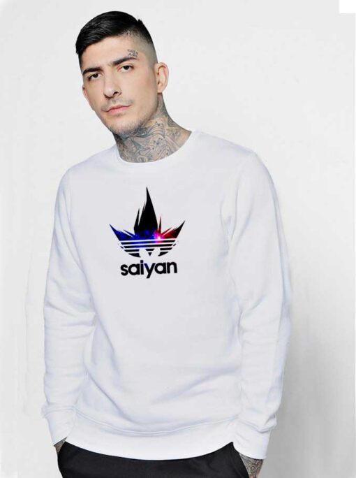 Dragonball Saiyan Hair For Adidas Sweatshirt