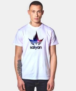 Dragonball Saiyan Hair For Adidas T Shirt