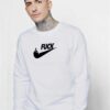 Fuck Nike Parody Middle Finger Sweatshirt