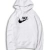 Fuck Nike Parody Middle Finger Hoodie